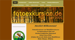 Desktop Screenshot of fotoexkursion.de